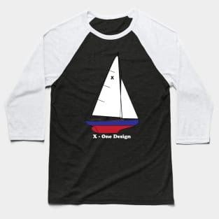 XOD Class Sailboat - (X (Class) One Design (XOD) Baseball T-Shirt